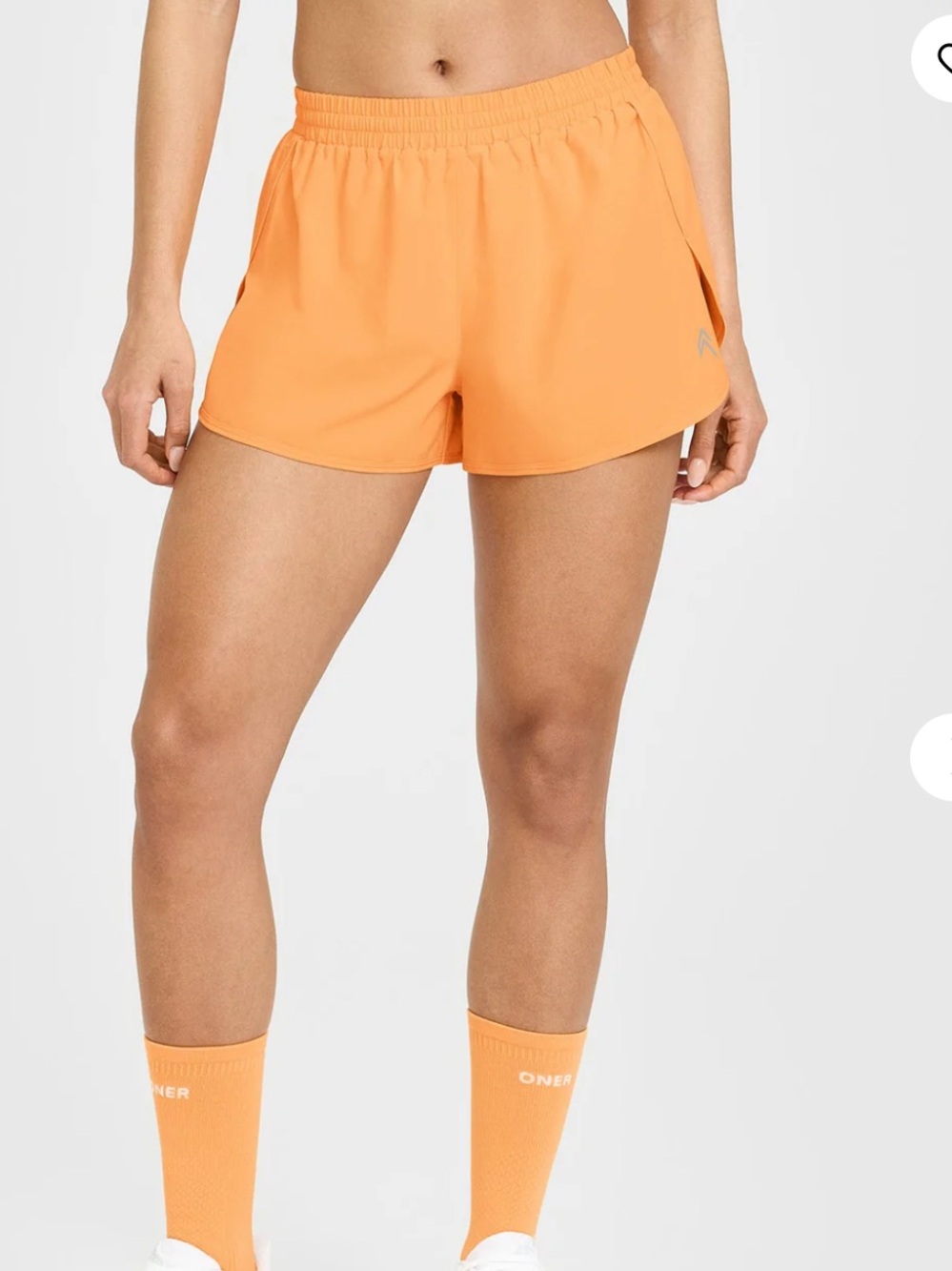 Oner Active Powered Orange Air-move Lined Shorts Medium